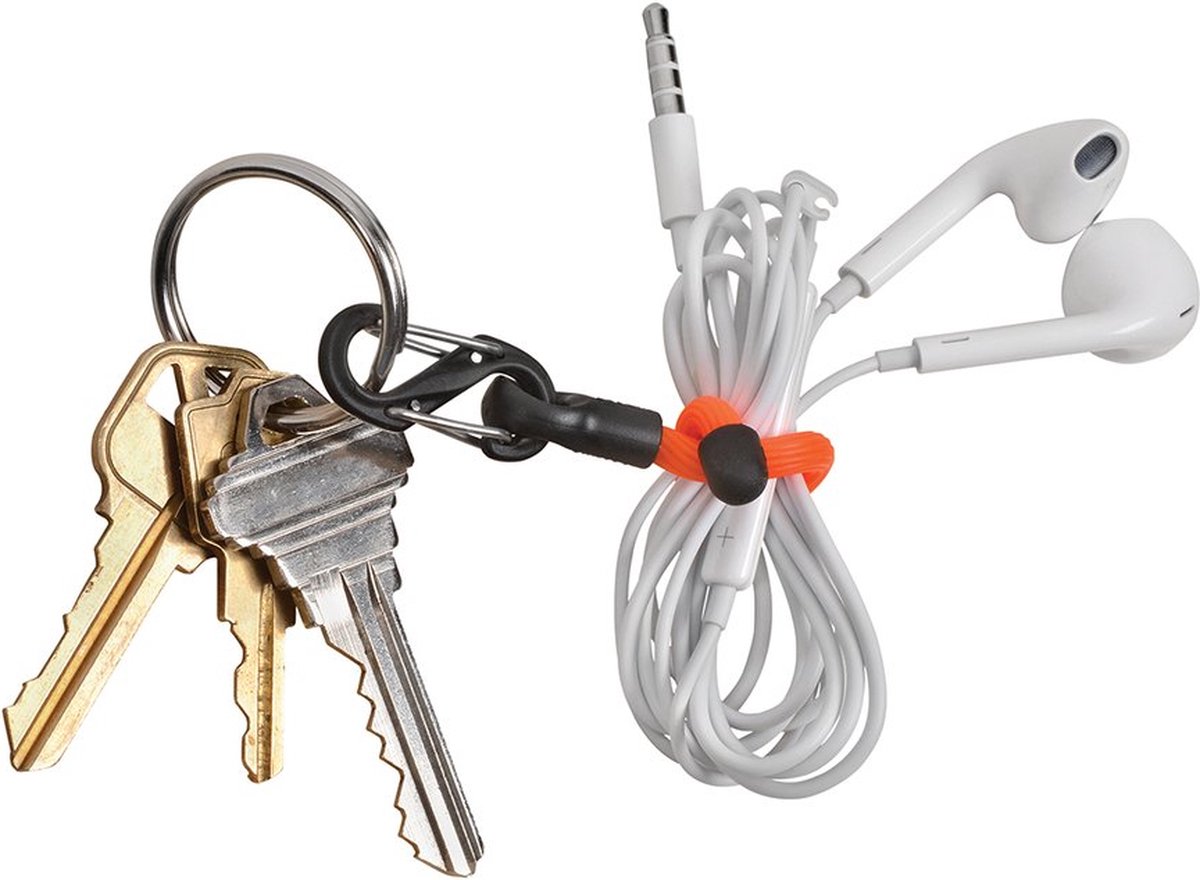 Nite Ize Gear Tie Clippable Allesbinder 2-Pack Groen 7,5CM