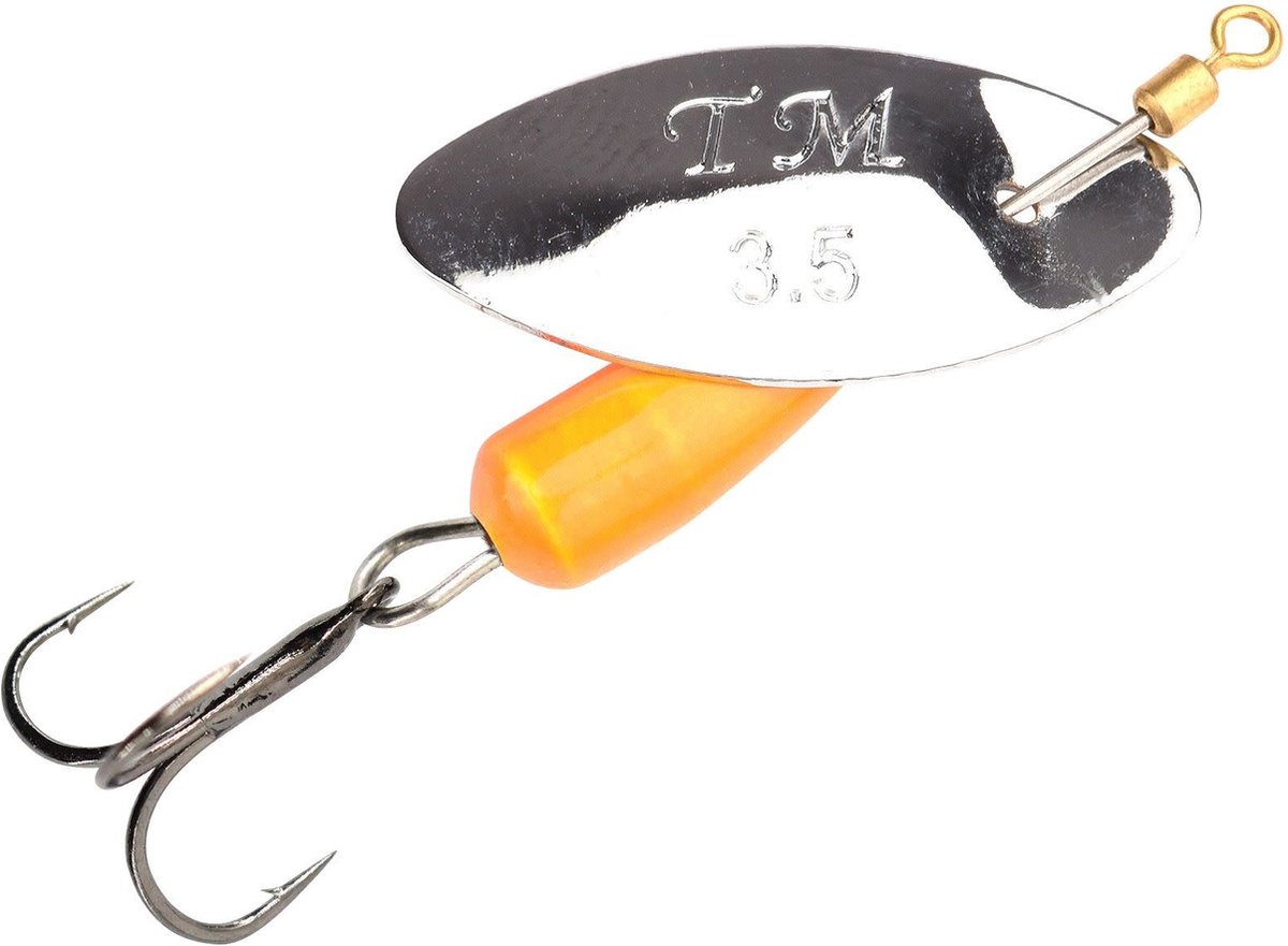 Trout Master Spinner La Tournante 2.50gr - 50mm - Treble Haak 12 (incl Single Haak 8) - Kleur : Sunburst