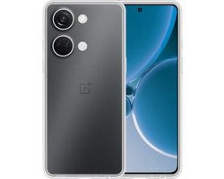 Hoesje - Geschikt voor OnePlus Nord 3 - Sterk & Shockproof - Siliconen Case - Hoes Cover - Telefoonhoes - Transparant