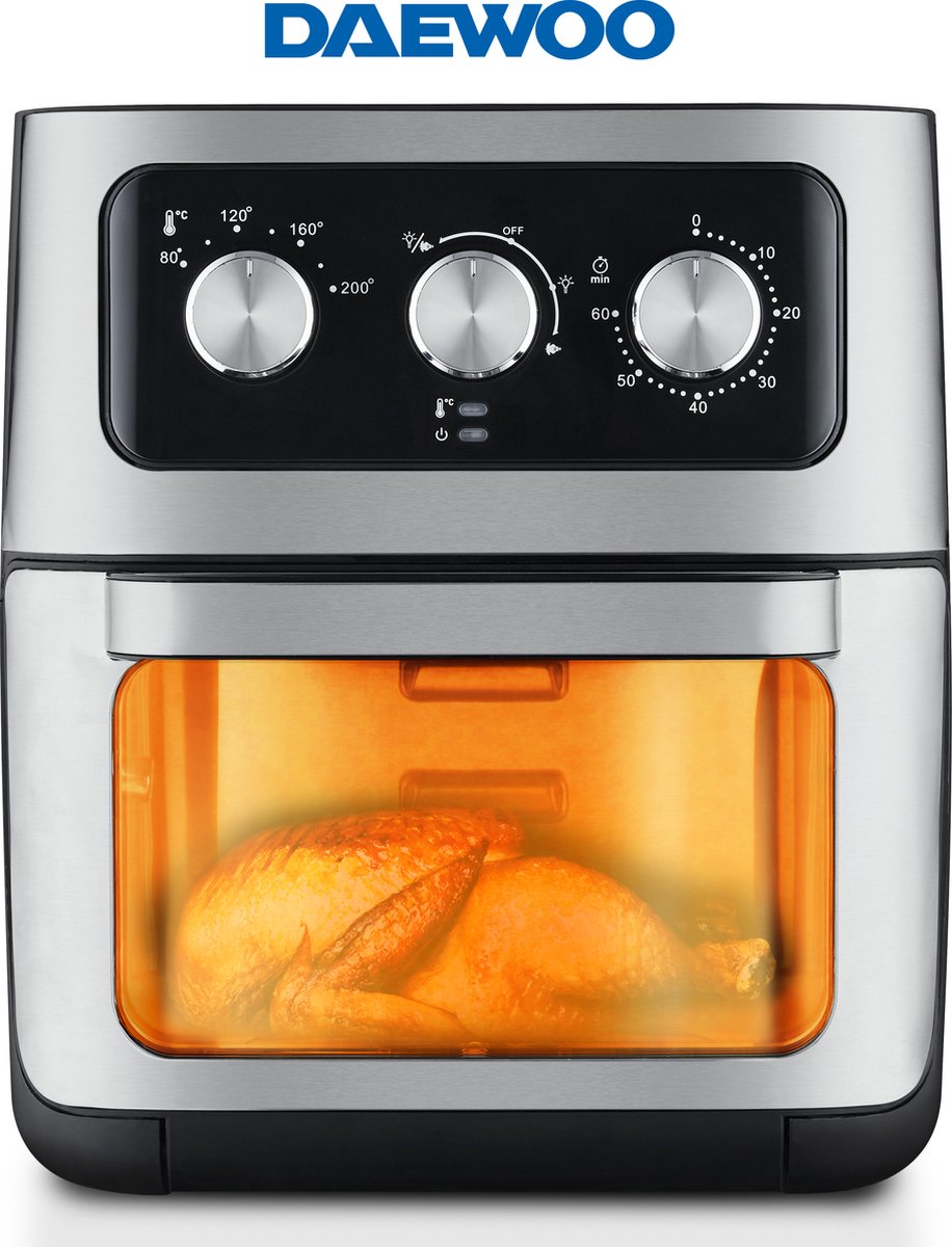 Daewoo DHFRYER12L Airfryer & Oven 12 liter Instelbare Timer
