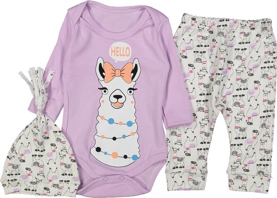 delige Baby kleding set meisje kleding set rompers muts