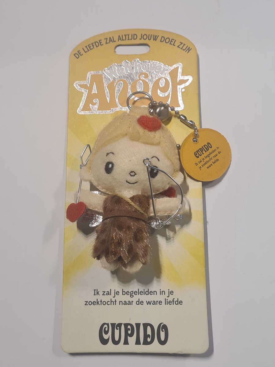 Watchover Angels "Cupido" Sleutelhanger / Gelukspoppetje