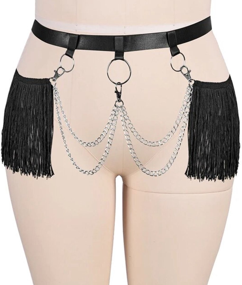 Goedkoopste Fashion jarretel heup harnas - Rok - Ketting - Festival - Erotisch - Intiem - Verstelbaar - BDSM