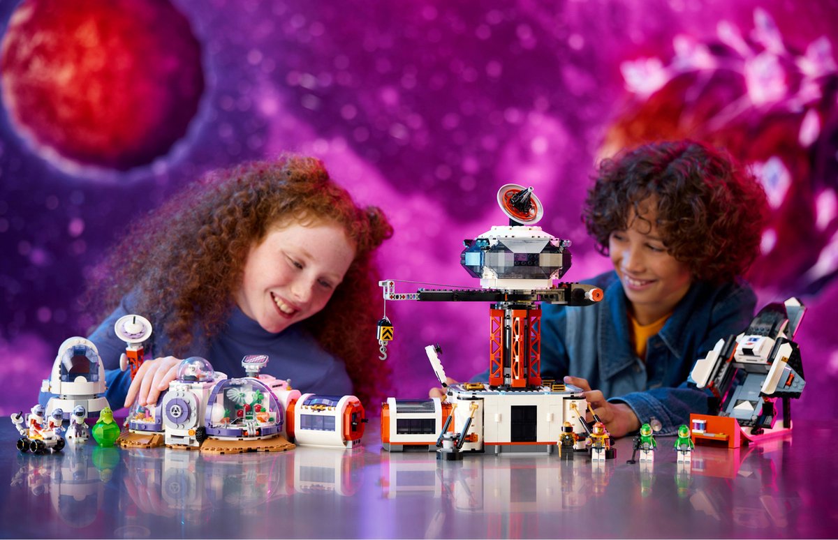 LEGO 60434 City Ruimtebasis en raketlanceringsplatform Speelgoed Raket, Robot en Alien Set — cadeau in Spellen & Speelgoed - foto 6