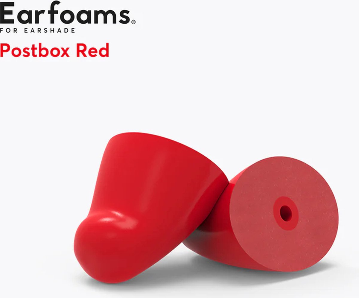Goedkoopste Flare Audio Earshade memory foam tips Postbox Red