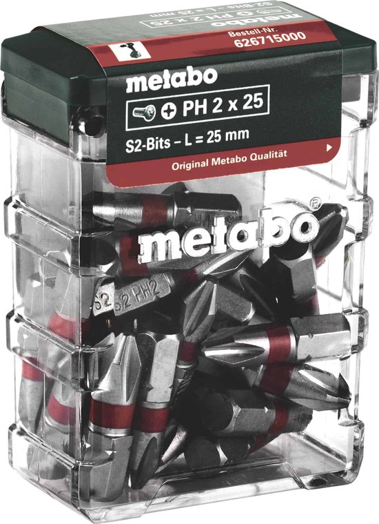 Metabo Bit doos PH 2, SP, 25 stuks | bol