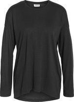 NOISY MAY NMMATHILDE L/S O-NECK HIGH/LOW TOP NOOS Dames T-shirt - Maat XL