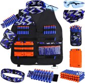 Tactische Vest Jas Set voor Guns N-Strike Elite Series Tactische Vest Kit Accessoireset voor Kinderen Jongens Meisjes, zwart
