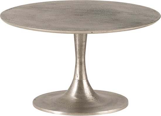 Silverware - Salontafel - aluminium - rond - zilver antiek finish