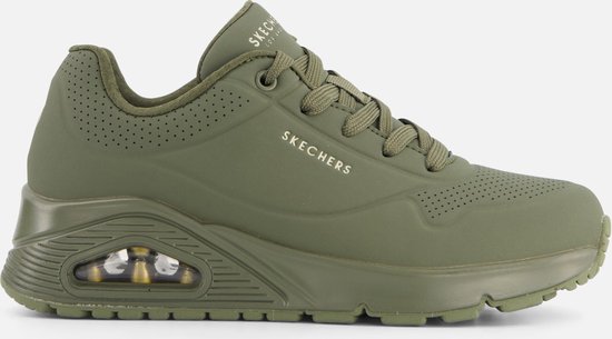 Skechers Uno - Stand On Air - Dames Sneakers - Olijfgroen