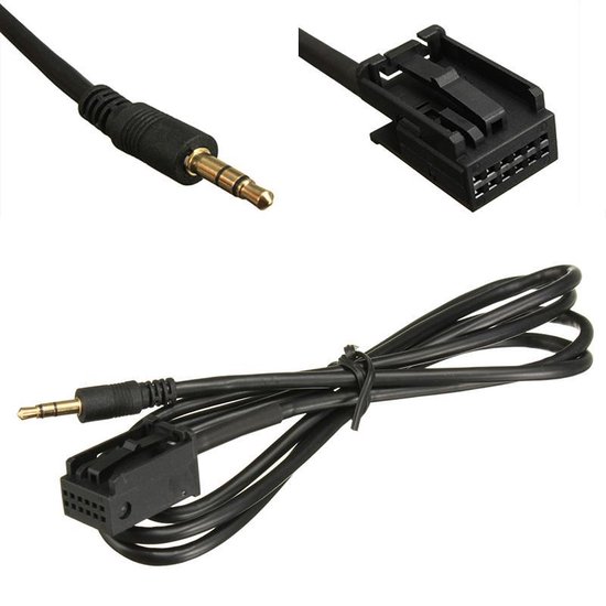 AUX kabel voor OPEL autoradio's, 3.5mm Jackplug, 12-pin, voor o.a. CD30  MP3, CDC40,... | bol.com