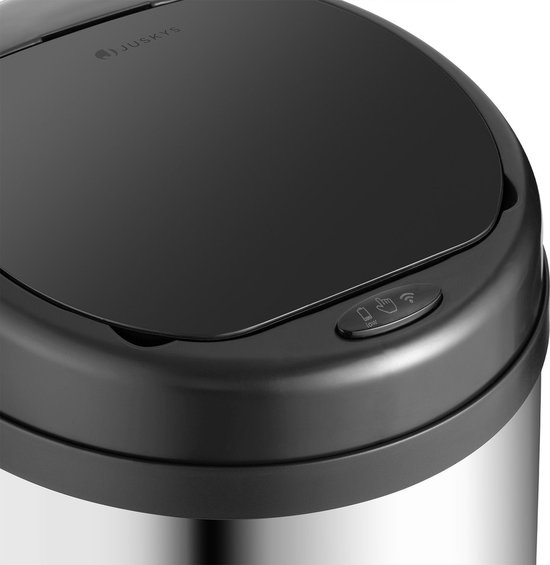 Prullenbak Automatique / Poubelle / Poubelle à Capteur - 30 Litres - Argent - Ronde