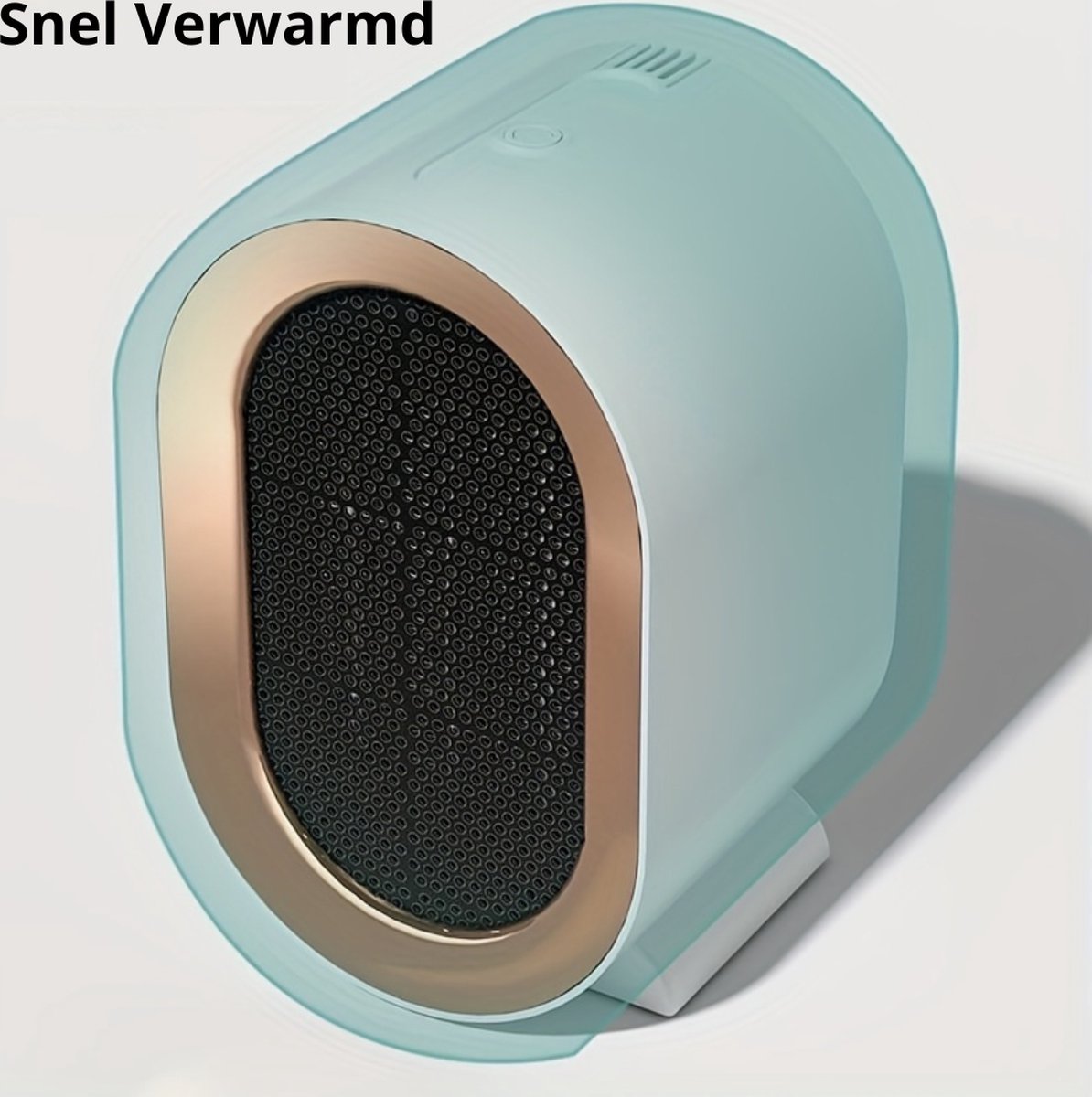 Elektrische Kachel - Haard - Heater - Mini Kachel - Infrarood Verwarmingspaneel - Groen – foto 6
