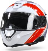 Nexx X.Vilitur Meredian White Red Modular Helmet 2XL - Maat 2XL - Helm