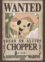Poster One Piece Wanted Chopper 38x52cm
