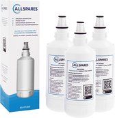 AllSpares Waterfilter (3x) voor Koelkast geschikt voor Liebherr 7440002