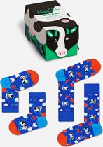 Bol.com Happy Socks Mini & Me Farmcrew Gift Box (2-Pack) - Maat 24-26 (2-3 jaar) & 36-40 aanbieding