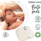 Terra Gaia | duurzame doekjes 2 stuks | baby | bad | zero waste | biologische katoen