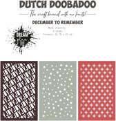 Dutch Doobadoo December to remember stencils 3st. 470.784.271 (10-23)