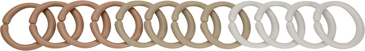 Little Dutch Little Loops Speelgoedringen Beige — afbeelding 5