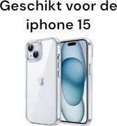 iphone 15 hoesje transparant achterkant - apple iPhone 15 doorzichtig backcover