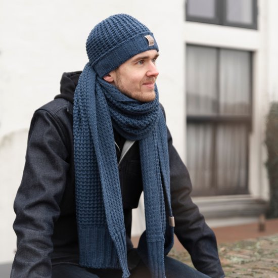 Knit Factory Robin Écharpe Tricotée Femme & Homme - Laura - 200x40 cm