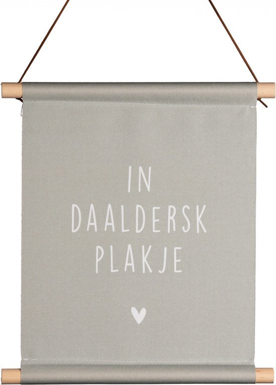 Friese Textielposter Klein - Daaldersk Plakje - Krúskes