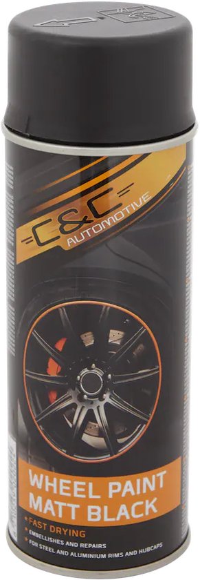 Peinture pour jantes Matt Zwart 400 ML
