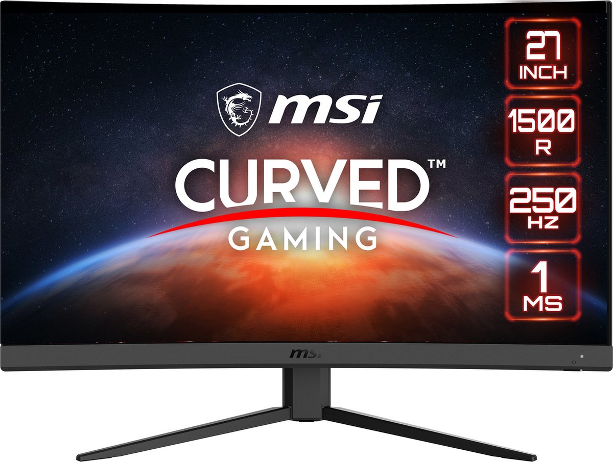 MSI G27C4X - Full HD Curved Gaming Monitor - 250hz - 27 inch