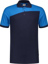 Tricorp Poloshirt Bicolor Naden 202006 Ink / Turquoise - Maat 4XL