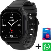 4G Smartwatch kinderen Vanaf 7 Jaar Met Whatsapp - GPS Horloge kind - SOS Functie - HD Videobellen & Stappenteller - Incl Simkaart