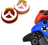 Gadgetpoint | Gaming Thumbgrips | Performance Antislip Thumbsticks | Joystick Cap Thumb Grips | Accessoires geschikt voor Playstation PS4 PS5 & Xbox & Nintendo Pro Controller | Roze/Rood met Wit/Geel