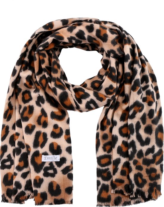 Emilie Scarves - sjaal - panterprint - luipaard - pashmina sjaal