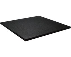 Taurus Vloermat - Gym tegel 1 x 1 meter zwart - 20 mm dik