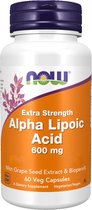 Alpha Lipoic Acid 600mg Now Foods - 60 v-caps