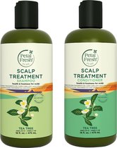 PETAL FRESH - Tea Tree - Shampoo + Conditioner - 2 Pak
