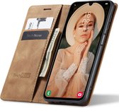 Hoesje geschikt voor Samsung Galaxy A24 4G / 5G - Book Case Leer Slimline Bruin