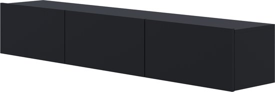 Kocot Dallas - TV meubel 180x30x35 cm - zwart