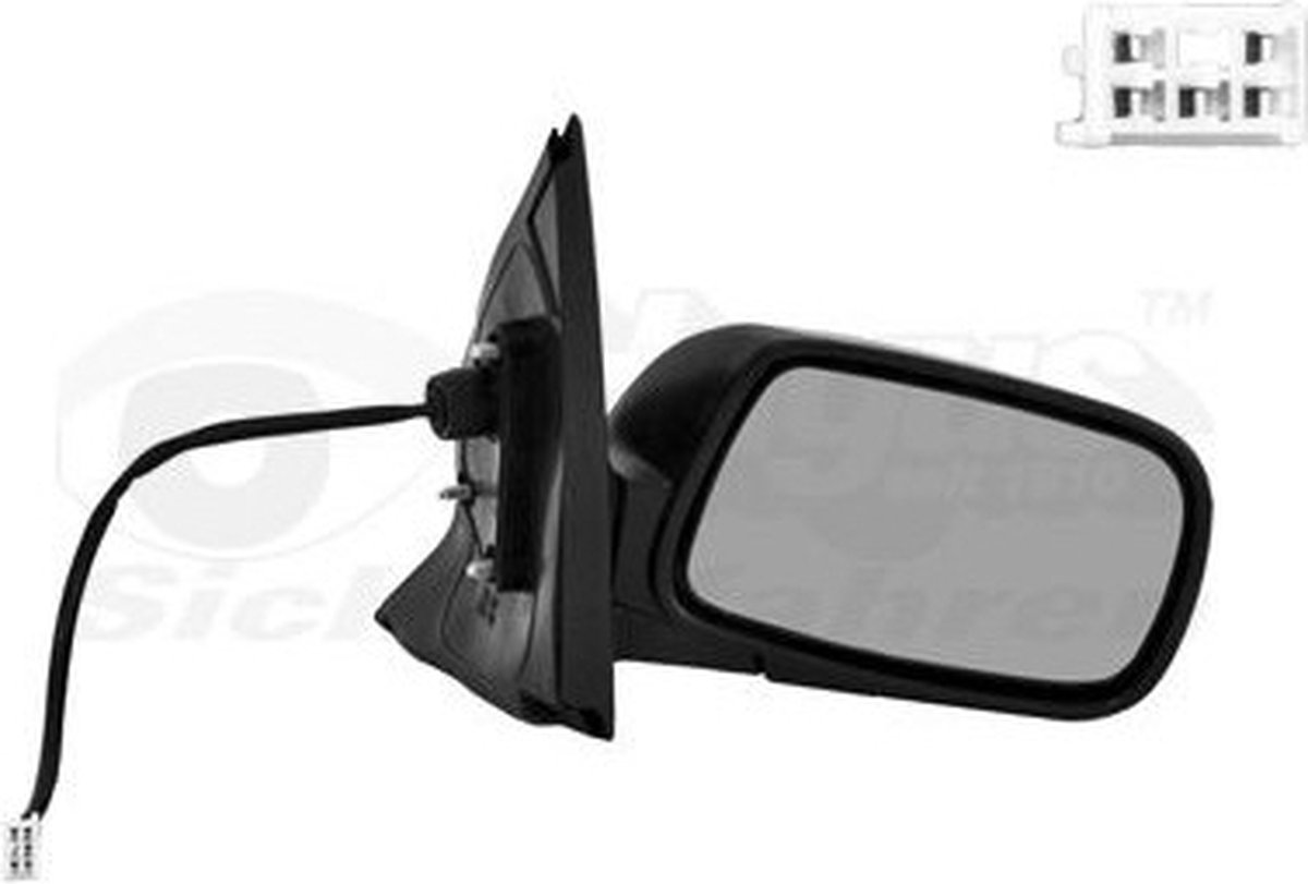 VanWezel 5430808 - Rétroviseur éléctrique complet droit pour Toyota Yaris de 04/1999 à 2005