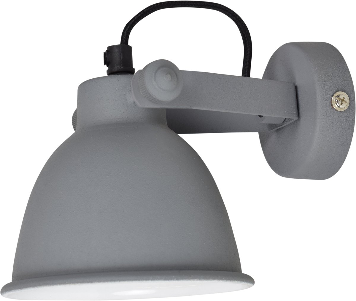 Urban Interiors Industrial Wandlamp Grijs - Stelbaar - Ø12