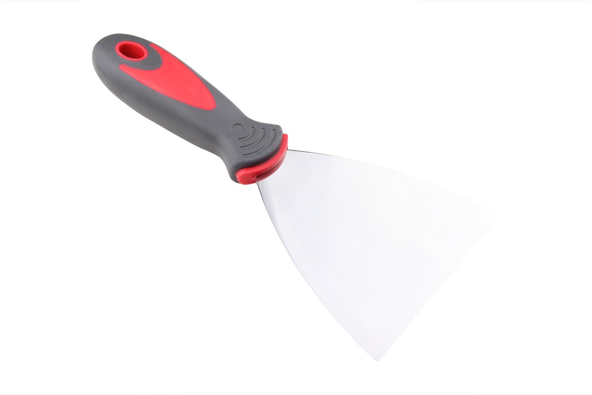 Plamuurmes RVS 100 mm kunststof handvat | Per Stuk