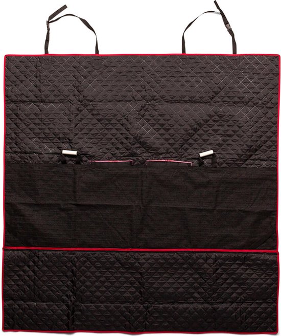 DWAM Couverture de Protection Voiture Chien – Tapis de Voiture – Rose – Tissu – Taille unique – 139 x 140 cm – La Fiesta