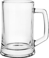 Glasmark Bierglazen - Bierpullen - transparant glas - 6x stuks - 500 ml - Oktoberfest