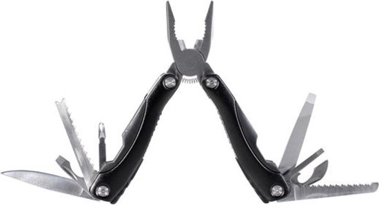 Mil-Tec Multitool NOIR grand 9 outils kit d'outils Multi Tool