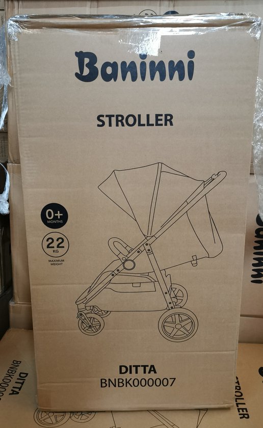 Baninni Multi Standen Kinderwagen Ditta Grijs van Baninni — afbeelding 2