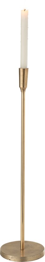 J-Line kandelaar - metaal - goud - medium