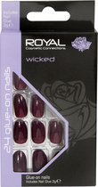 Royal 24 Glue-on Nails- Wicked