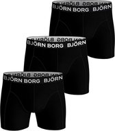 Björn Borg Boxershort Essential - Onderbroeken - Boxer - 3 stuks - Heren - Maat XXL - Zwart