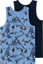 NAME IT NKMTANK TOP 2P SNOWBOARD NOOS Jongens Ondergoed - Maat 134/140