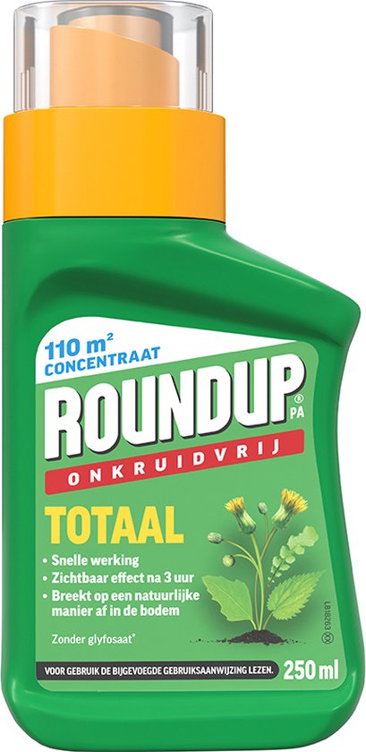 ROUNDUP® Totaal Onkruidvrij Concentraat - 250ml voor 110m²